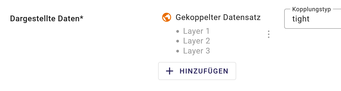 InGrid Editor: "Daten-Dienste Kopplungt"