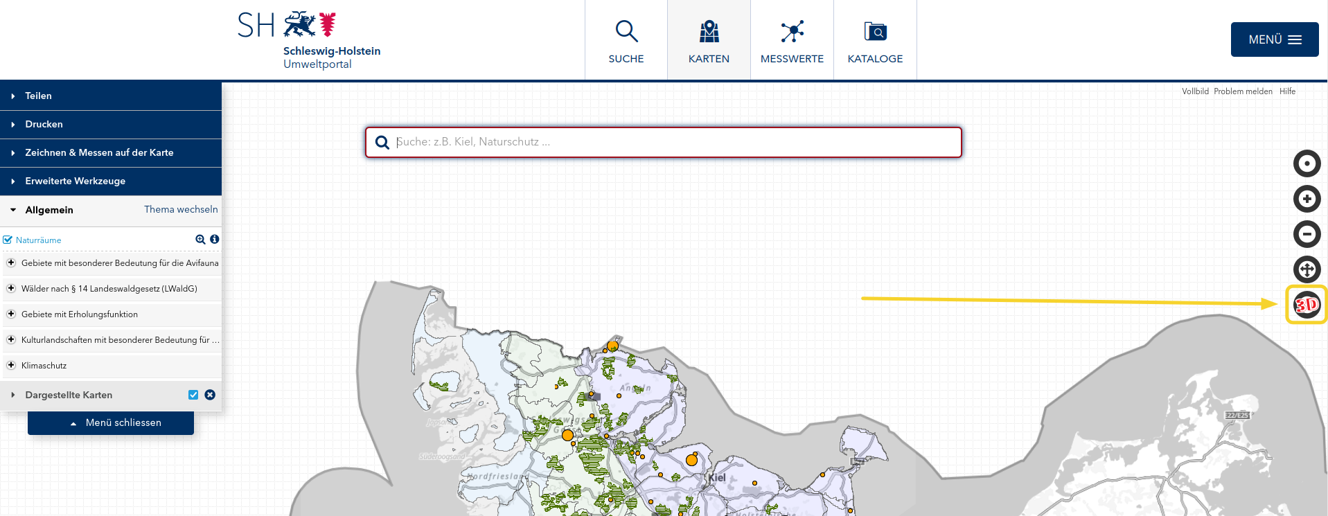 Portal: "3D Darstellung Auswahl"