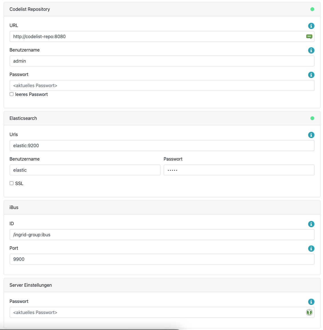 Einstellungen Einstellungen